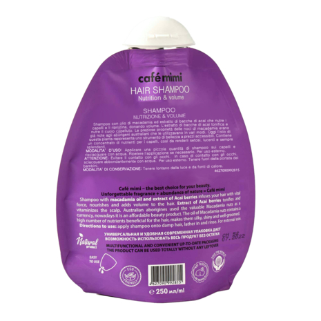 SHAMPOO NUTRIZIONE VOLUME CAFE MIMI